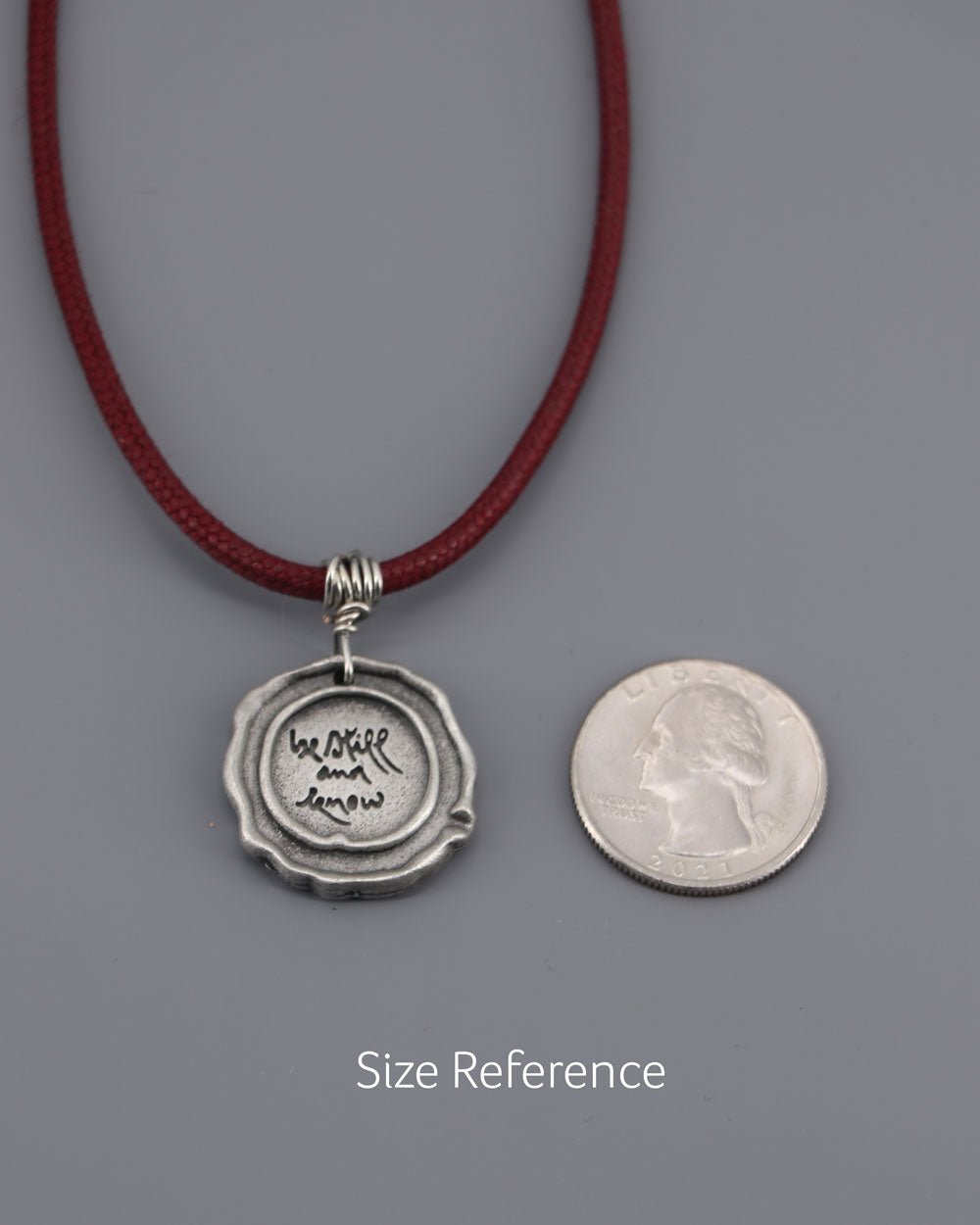 Thich Nhat Hanh Be Still and Know Pendant Necklace - Necklaces