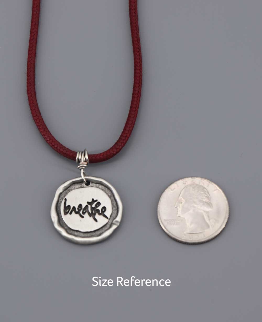 Thich Nhat Hanh Breathe Necklace - Necklaces