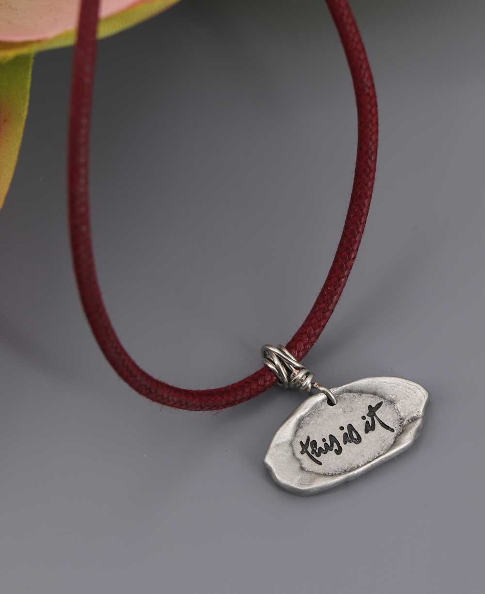 Thich Nhat Hanh This Is It Pendant Necklace - Necklaces