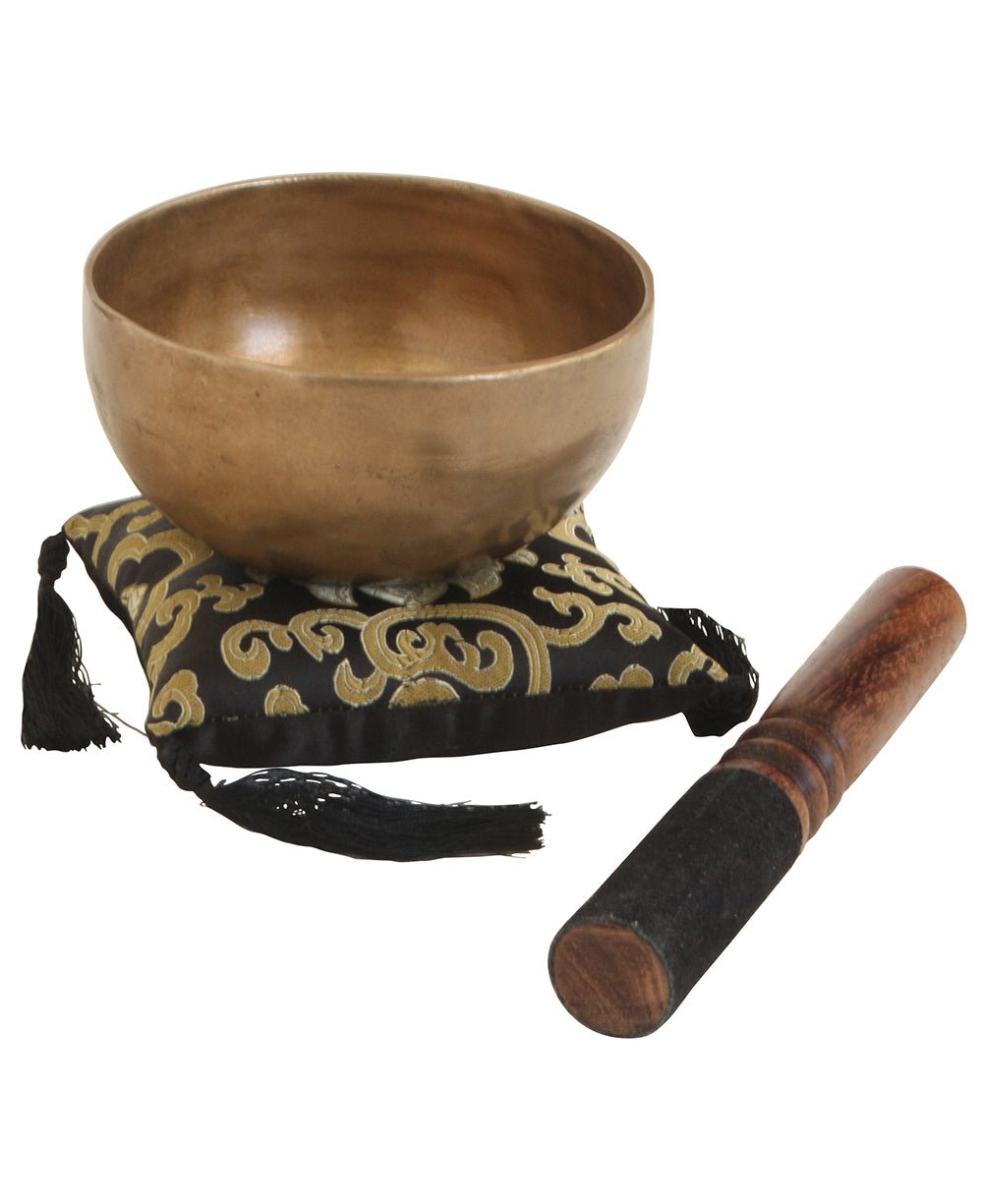 Traditional Tibetan Meditation Singing Bowl for Personal Ritual - Hand Bells & Chimes