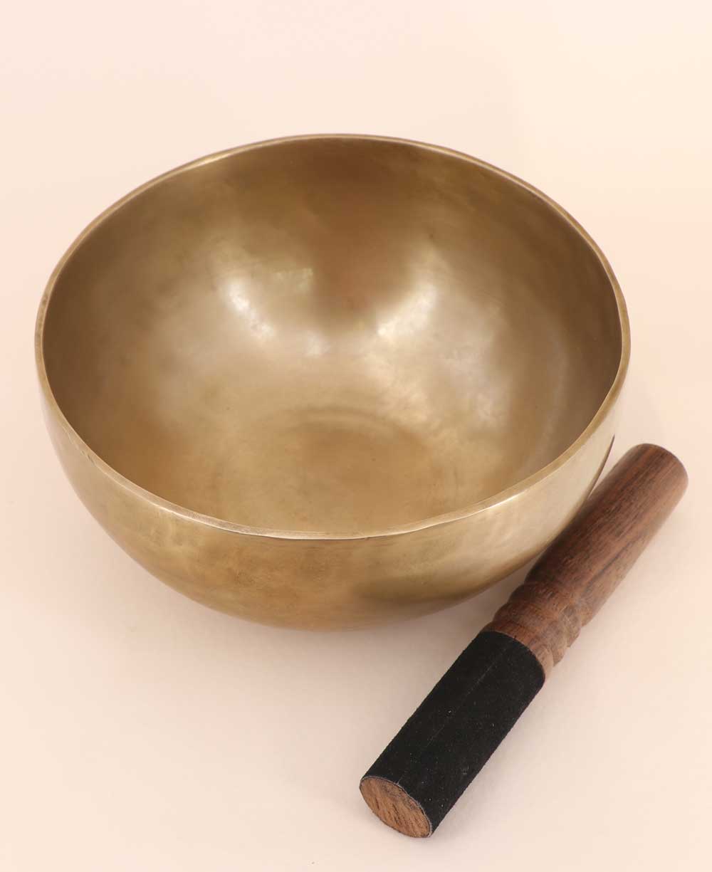 Traditional Tibetan Singing Bowl, 8 Inches - Hand Bells & Chimes
