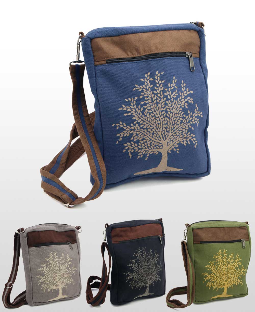 Tree of Life Leather Bag