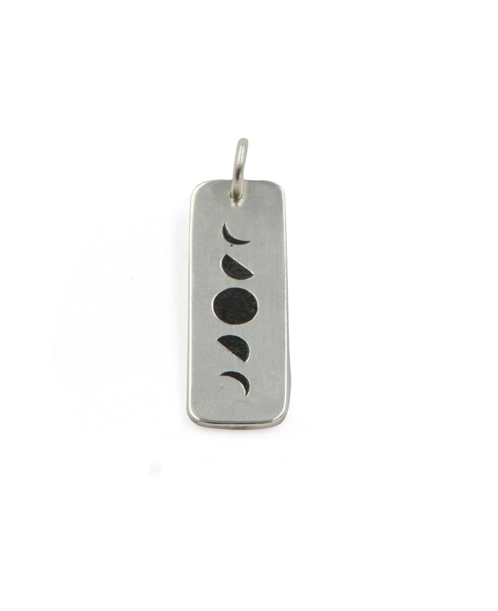 Trust the Journey Buddha Groove Sterling Silver Moon Pendant - Charms & Pendants