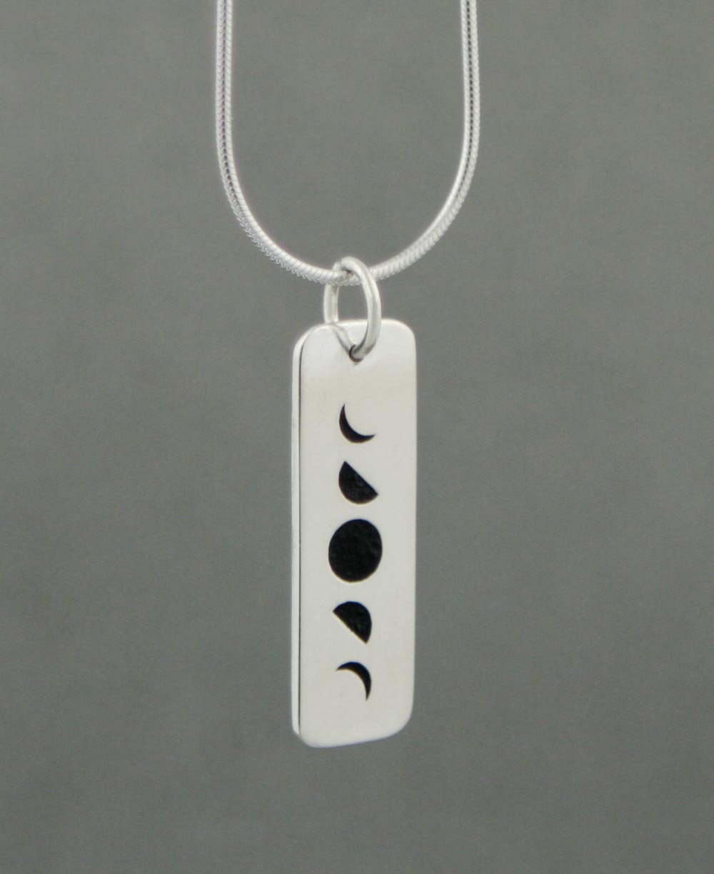 Trust the Journey Buddha Groove Sterling Silver Moon Pendant - Charms & Pendants