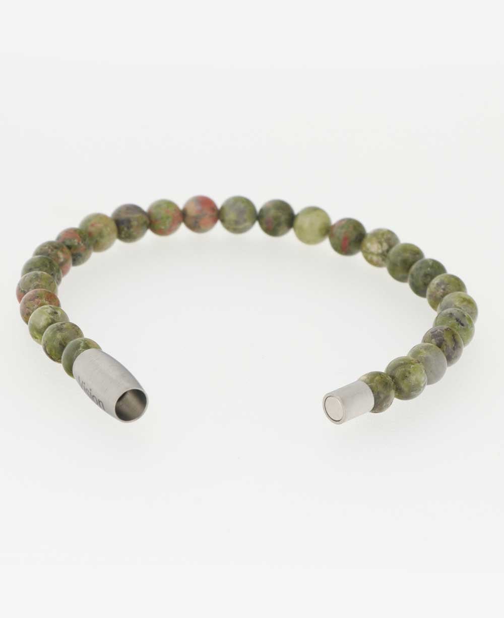 Vision Unakite Gemstone Bracelet - Bracelets 7"