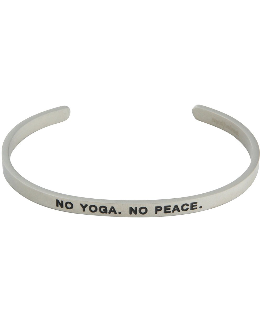 Yoga Love Stackable Cuff Bracelet - Bracelets I Love Yoga