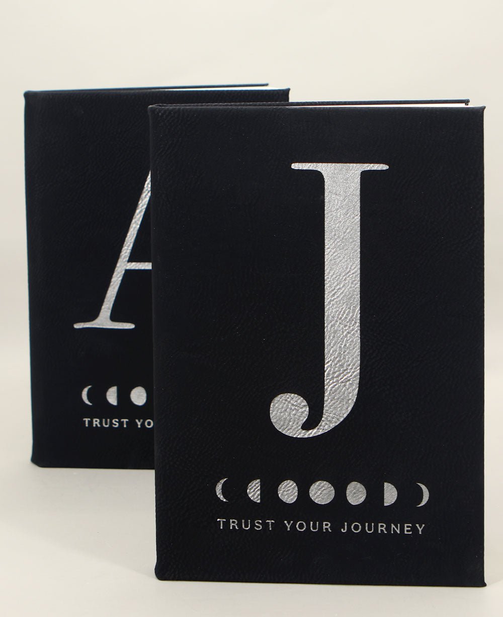 Your Initial Moon Phase Trust Your Journey Lined Journal - Notebooks & Notepads A