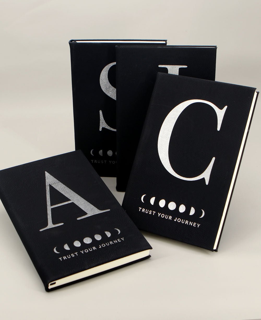 Your Initial Moon Phase Trust Your Journey Lined Journal - Notebooks & Notepads A