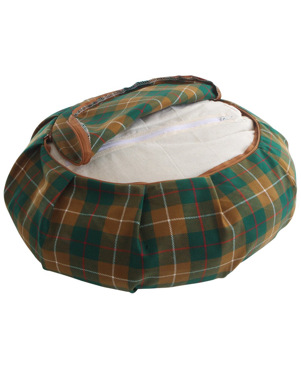 Zafu Cushion in Green and Sienna Brown - Massage Cushions