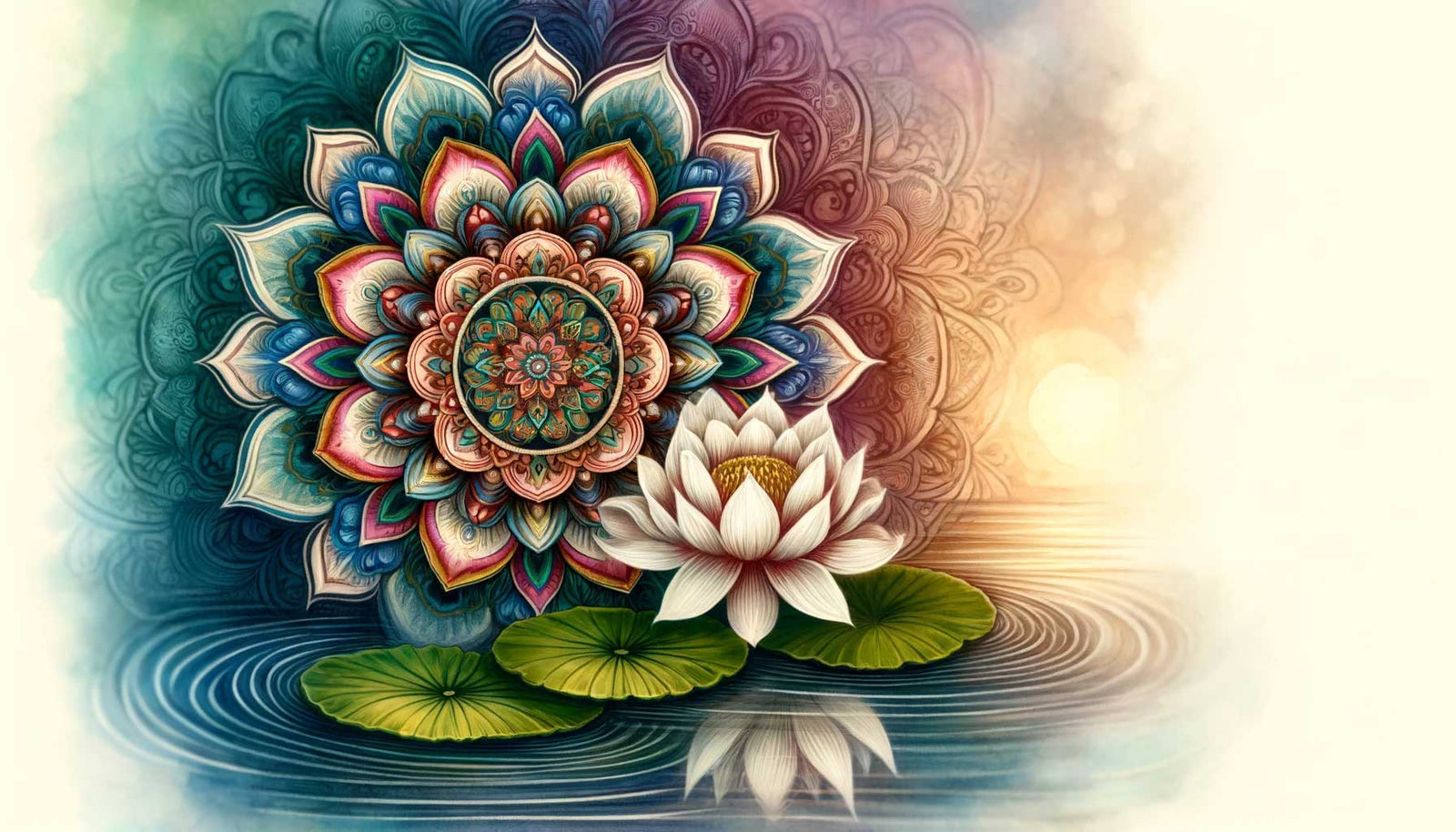 Unveiling the Spiritual Symbols: The Mandala and Lotus in Harmony - Buddha Groove