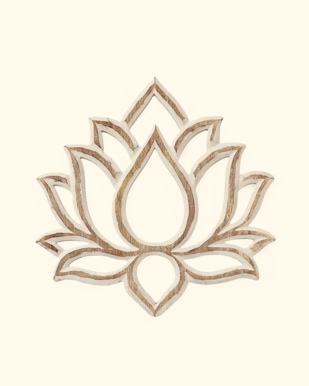 Fairtrade and Hand-Carved Lotus Wood Wall Hanging - Posters, Prints, & Visual Artwork