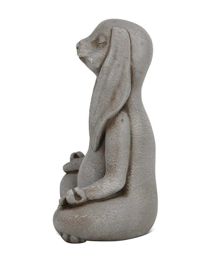 Adorable Small Meditating Bunny Statue - Sculptures & Statues