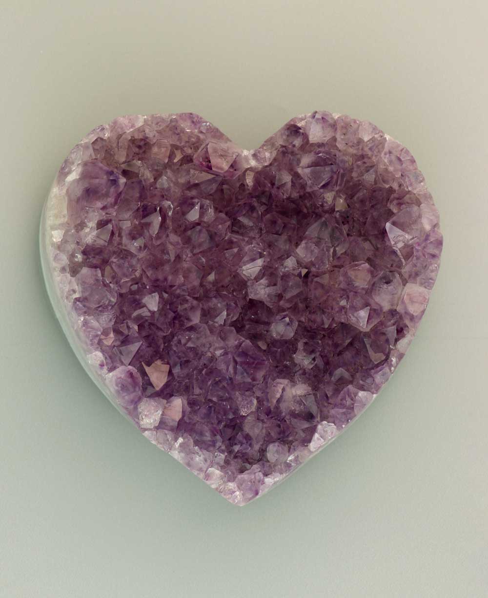 Amethyst Gemstone Heart and Specimen - 