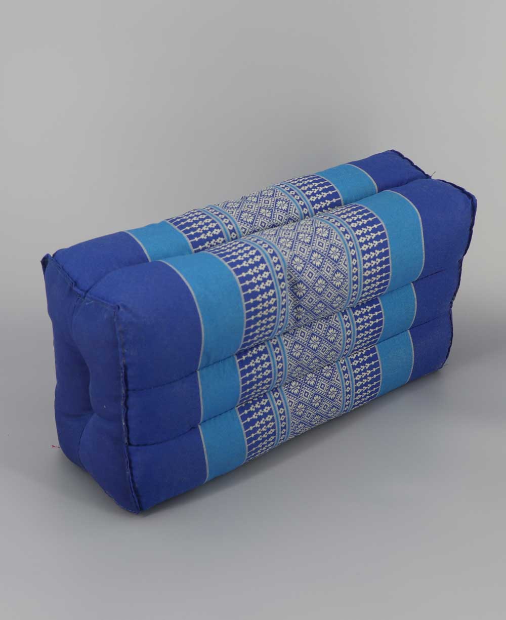 Authentic Thai Kapok Yoga Meditation Cushion Seat Pillow - Manual Massage Tools Blue