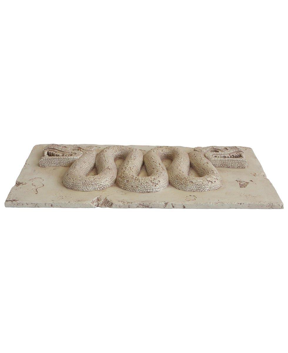 Aztec Double Headed Serpent Wall Plaque - Statues