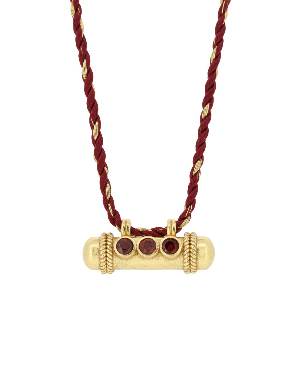 Birthstone Talisman Necklace Collection - Necklaces Jan (Garnet)