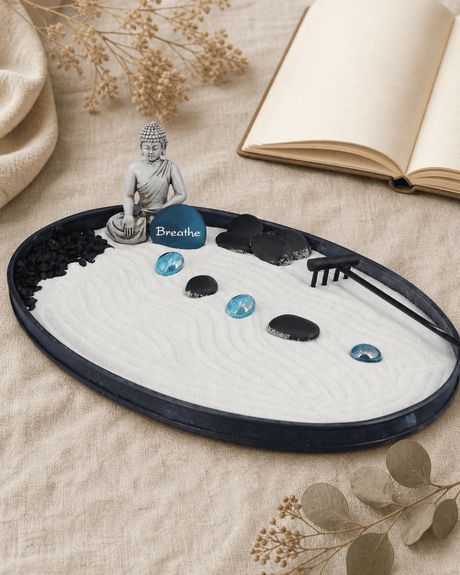 Breathe Stone Buddha Meditation Zen Garden - Zen Garden