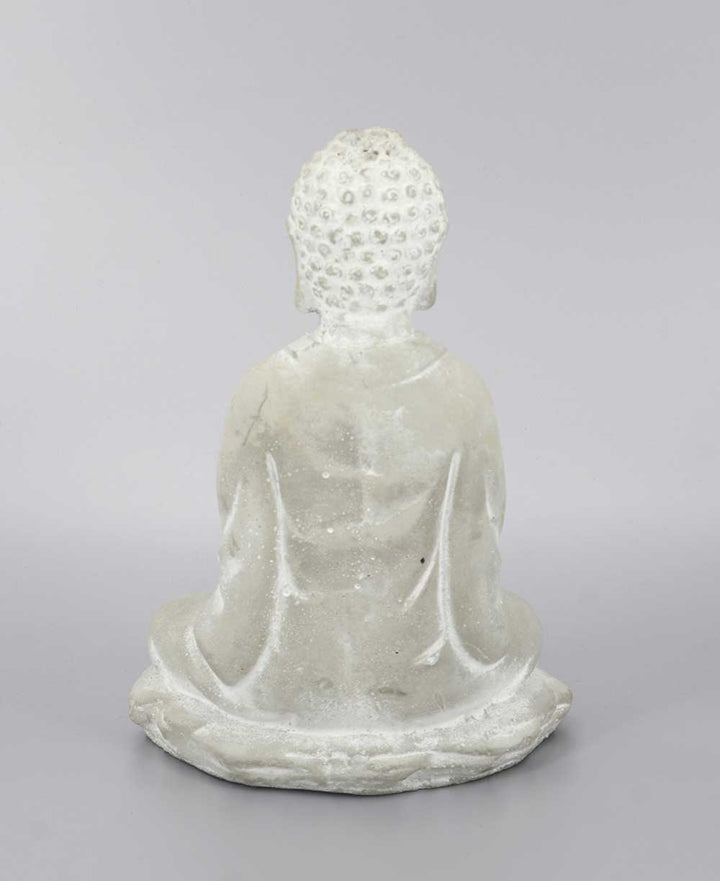 Cement Buddha Tealight Holder - sculptures and statues