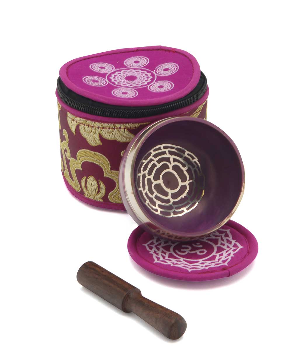 Chakra Singing Bowl Gift Set, Sold Individually - Bowls Crown Chakra