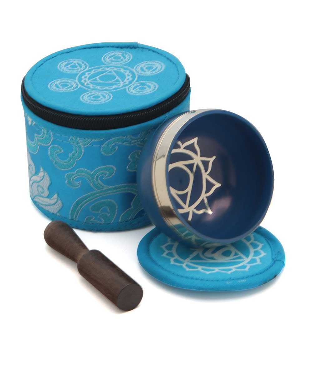 Chakra Singing Bowl Gift Set, Sold Individually - Bowls Throat Chakra