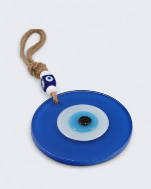 Classic Blue Evil Eye Wall Charm – Murano Glass - Wall Hanging