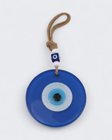 Classic Blue Evil Eye Wall Charm – Murano Glass - Wall Hanging