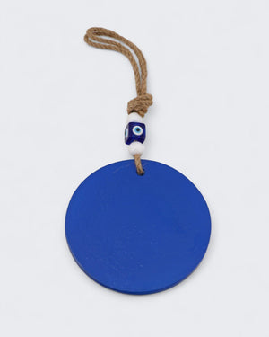 Classic Blue Evil Eye Wall Charm – Murano Glass - Wall Hanging