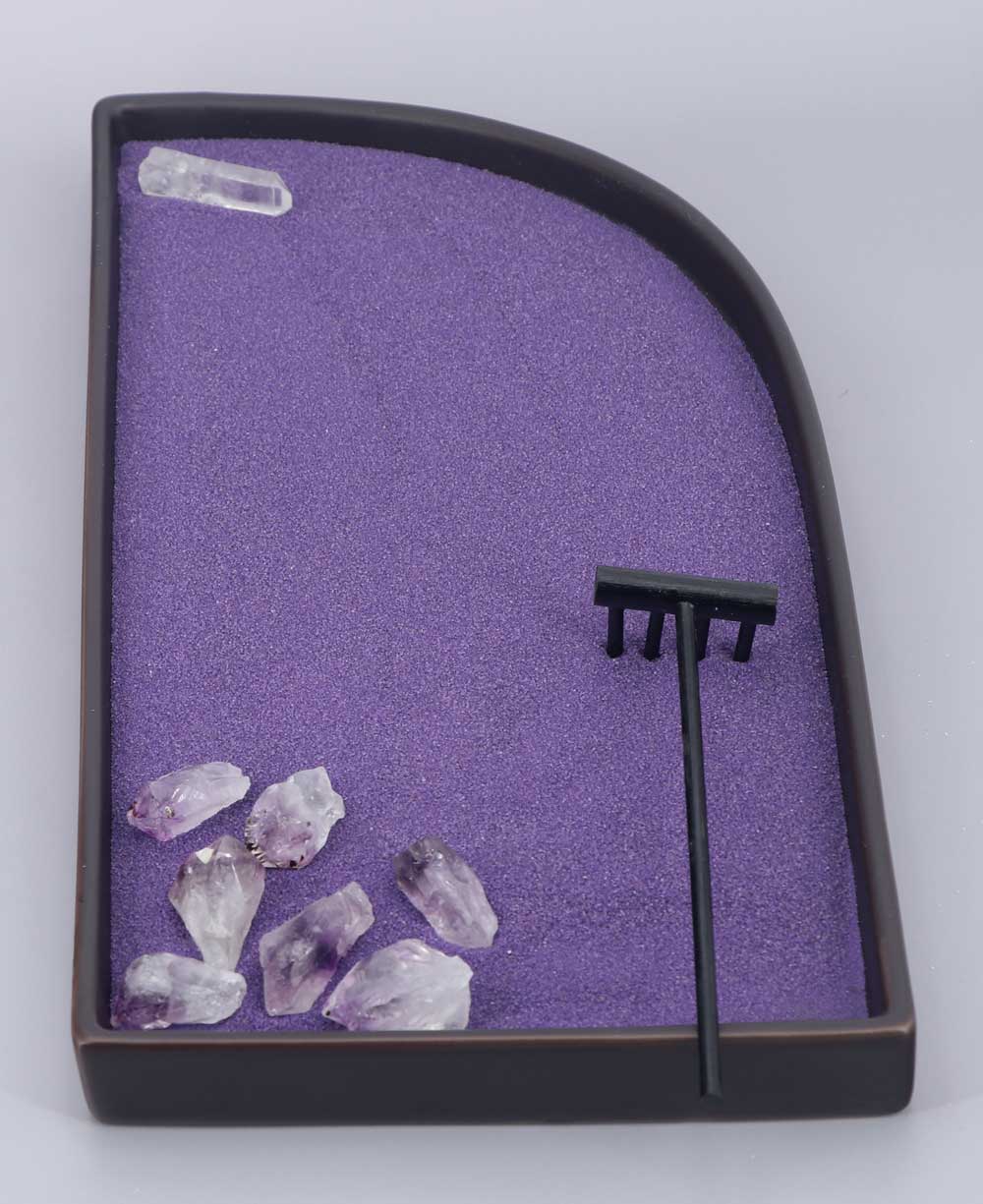 Crown Chakra Amethyst Meditation Zen Garden - Decor