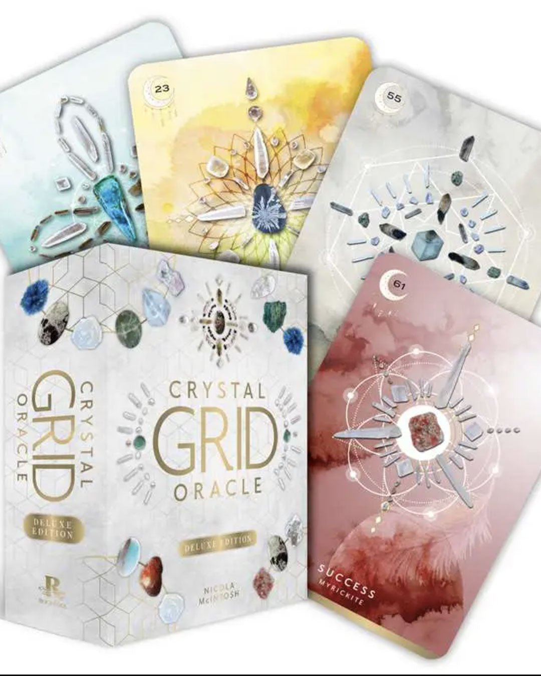 Crystal Grid Oracle Deluxe Edition – 72-Card Deck with Guidebook