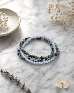 Energy Bracelets for Spiritual Intention, Set of 3 - Bracelets