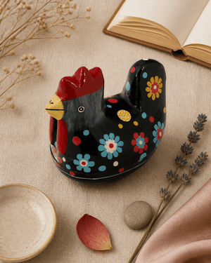 Fairtrade Blue Chicken Trinket Box - Gift Boxes & Tins