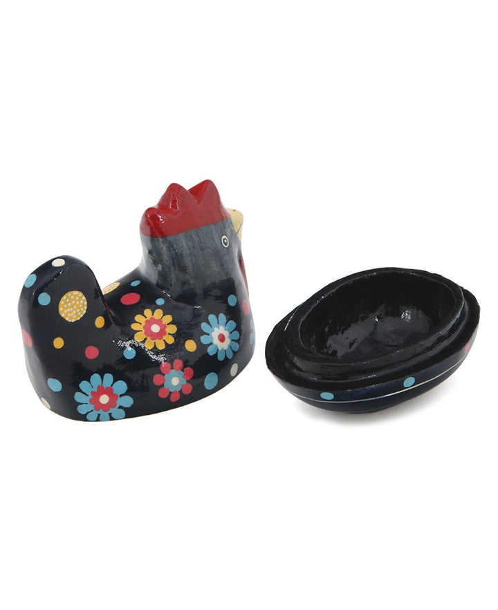 Fairtrade Blue Chicken Trinket Box - Gift Boxes & Tins