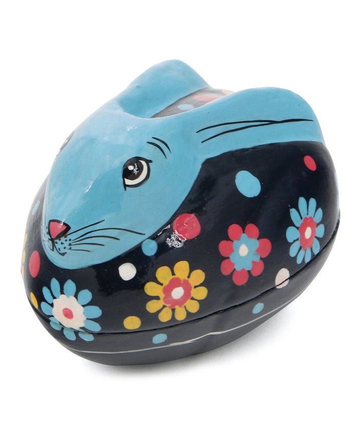 Fairtrade Blue Rabbit Trinket Box - Gift Boxes & Tins