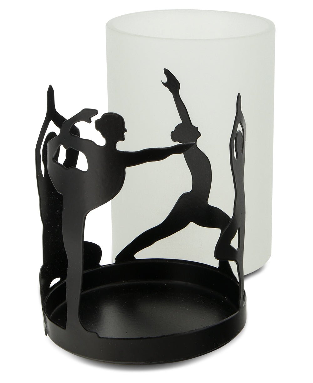 Fairtrade Yoga Poses Candle Holder - New