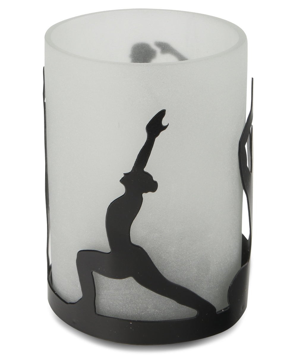 Fairtrade Yoga Poses Candle Holder - New