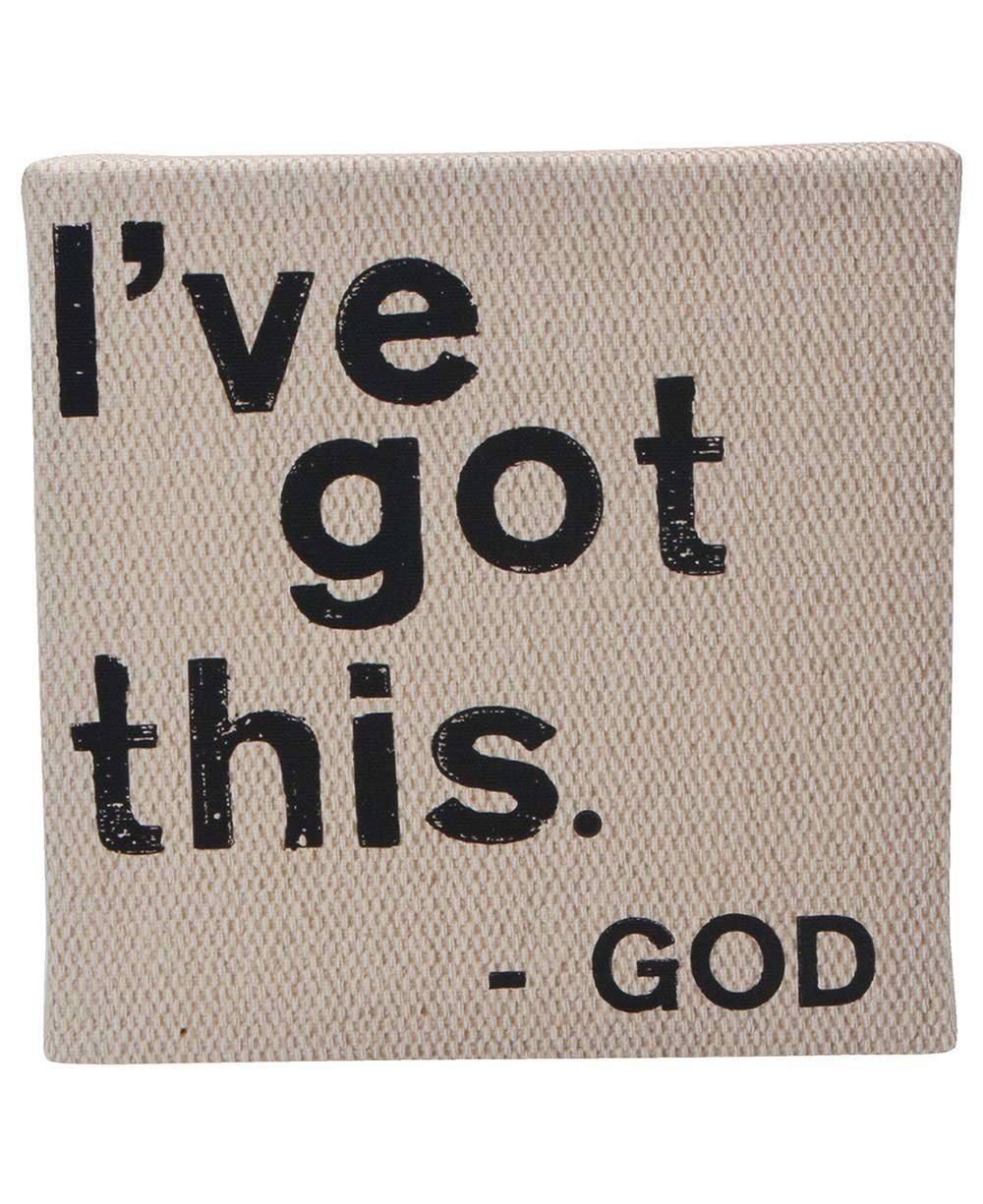 God Is Bigger (He’s Got This) Spiritual Wall Art - Home