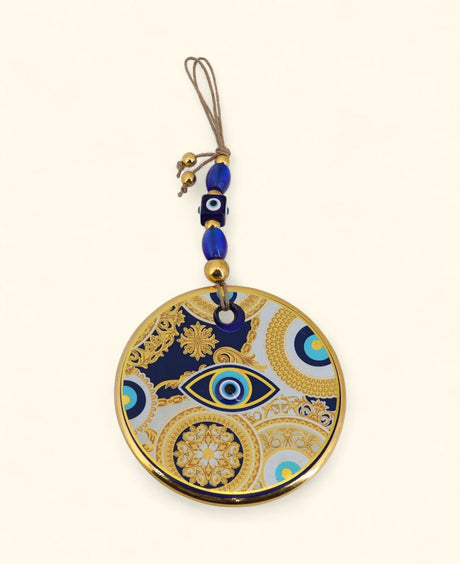 Golden Mandala Evil Eye Wall Ornament - Wall Hanging