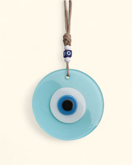 Handmade Murano Glass Evil Eye Wall Ornament - Wall Hanging Mint