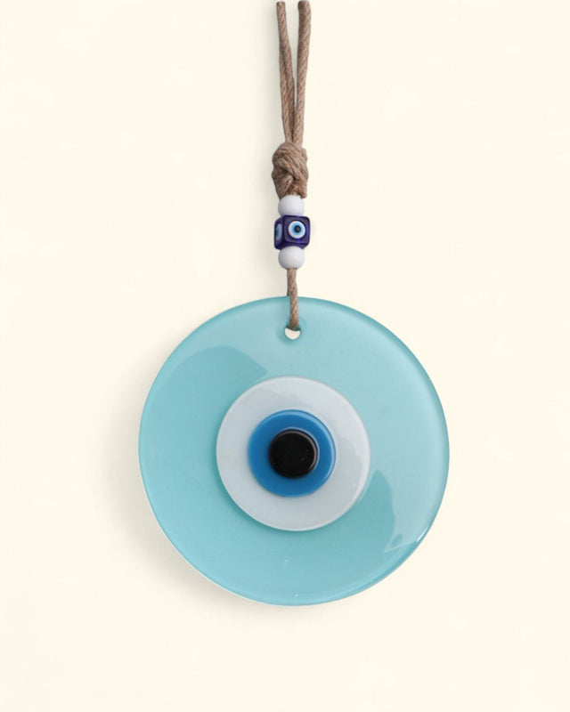 Handmade Murano Glass Evil Eye Wall Ornament - Wall Hanging Mint