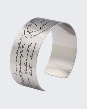 I Am Enough Wide Cuff Bracelet - Bracelets