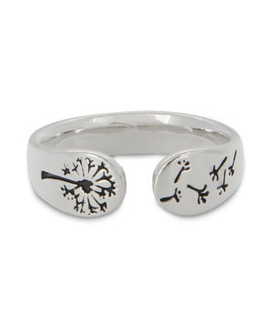 I Can & I Will Adjustable Inspirational Sterling Silver Ring - Rings