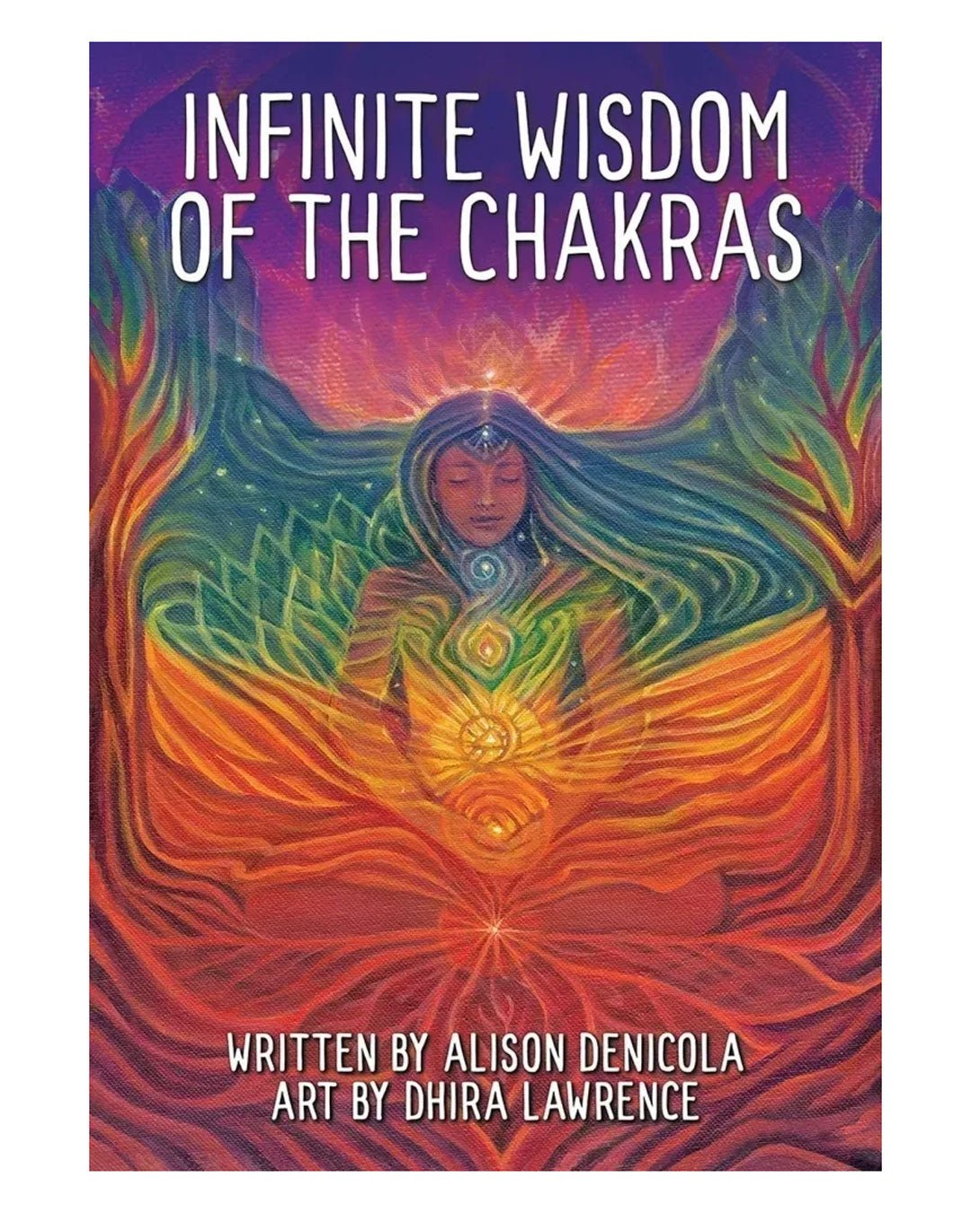 Infinite Wisdom of the Chakras Oracle Deck – 42 - Card Energy Center Guide with Illustrated Book - Decor