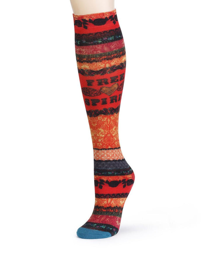 Inspirational Free Spirit Knee High Socks - Inspirational Apparel