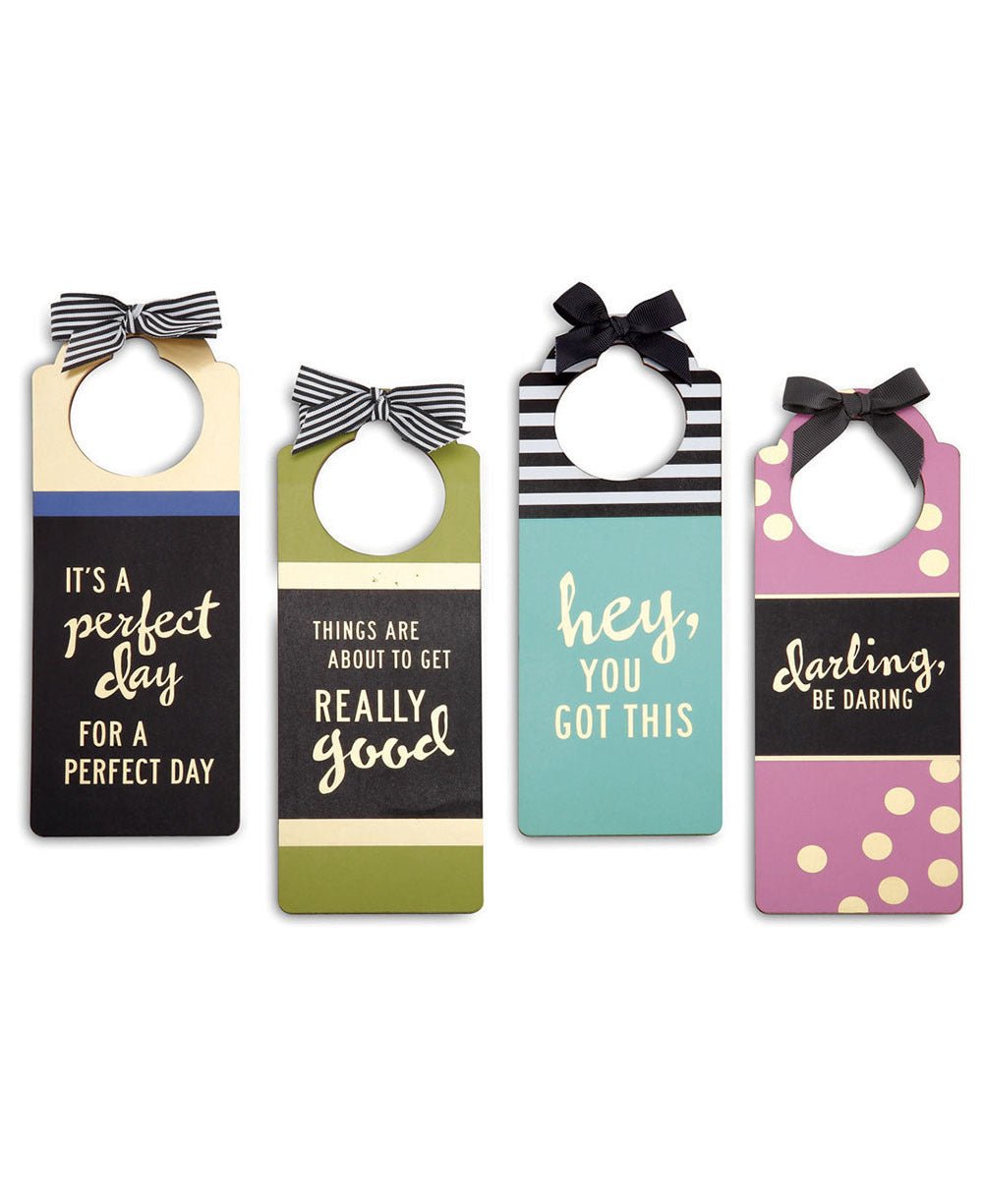 Inspirational Ribbon Door Hangers - Set of Four - Inspire