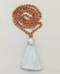 Knotted Rudraksha Mala, 108 Beads - Prayer Beads 6mm