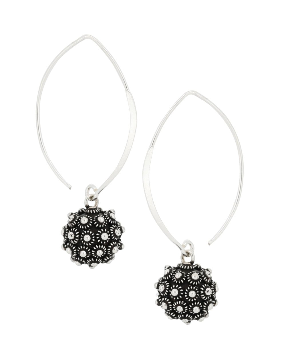 Lotus Threader Dangle Earrings - Earrings