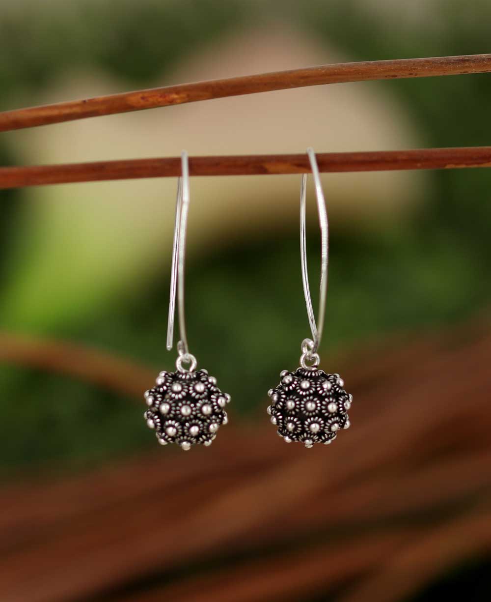 Lotus Threader Dangle Earrings - Earrings