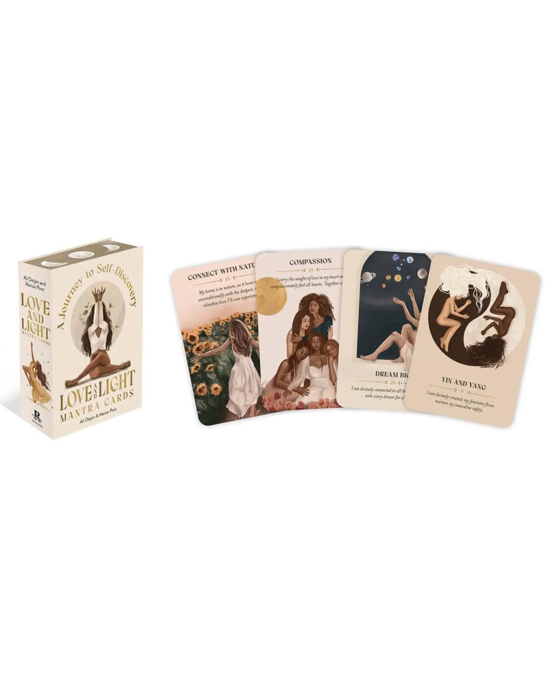 Love and Light Mantra Cards – 36 Daily Affirmation Deck with Guidebook and Stand - Books