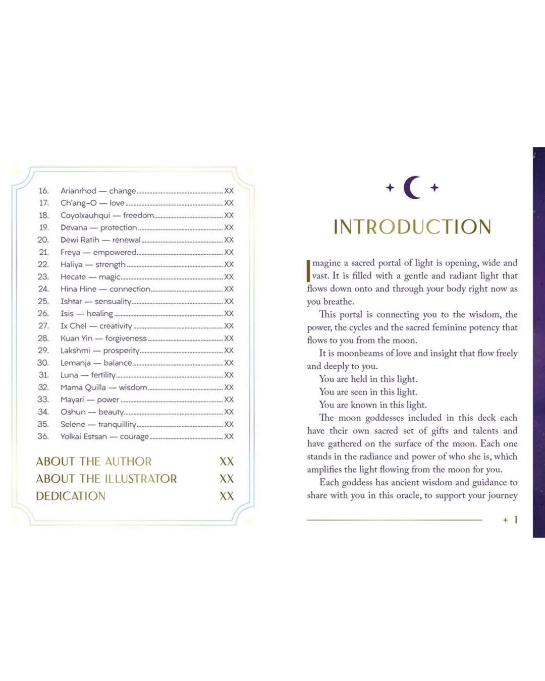 Moon Goddess Oracle - 36 - Card Divine Feminine & Lunar Wisdom Deck - Books