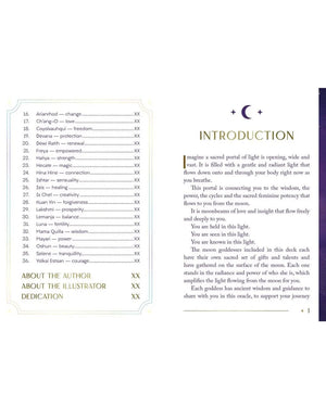 Moon Goddess Oracle - 36 - Card Divine Feminine & Lunar Wisdom Deck - Books
